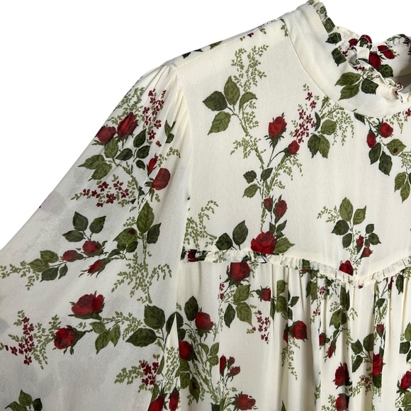 Reformation Jourdan Dress Regency Floral Print Size XL NEW - Picture 8 of 16